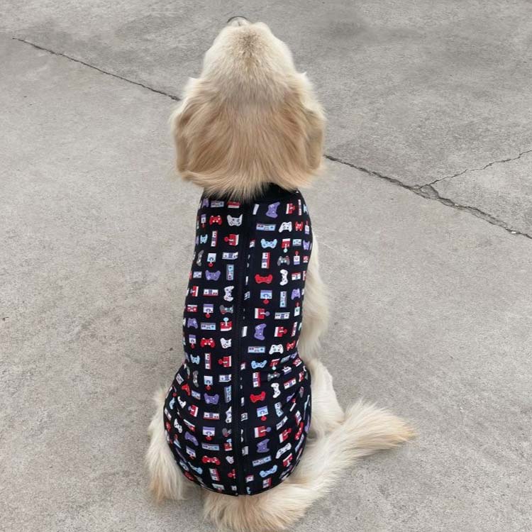送料無料 犬 術後服 中型犬 大型犬 術後ウェア 避妊 去勢 傷口保護 エリザベスカラ...