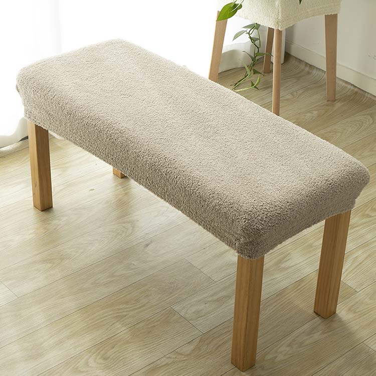 ふわふわ毛布タッチが素敵 柔らかい ベンチカバー ふわふわ 長椅子カバー ダイニングベンチカバー 洗える 伸縮 ストレッチ フィットタイプ 汚れ防止 高級感 秋冬用 あったか おしゃれ 送料無料 [2]