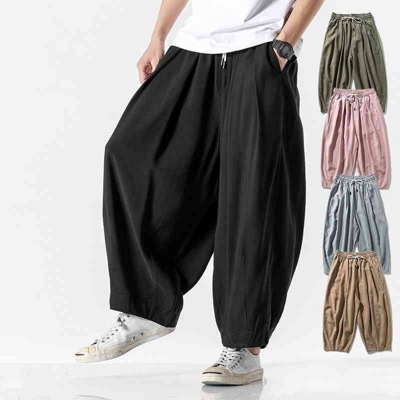太め エスニック ワイドパンツ リラックスパンツ ストリート系 秋服 冬服 普段着 バルーンパンツ