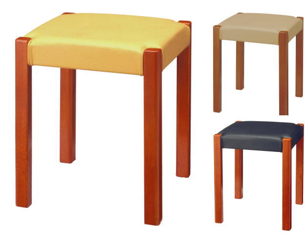 幅35cm スツール スモールチェア 腰掛椅子 荷物置き ブラック イエロー ブラウン スタッキング可能 AK-110BK AK-110YL AK-110BR 曙工芸