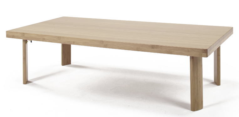 リビングテーブル ちゃぶ台 長方形 四角テーブル 折れ脚テーブル 座卓 幅120cm 竹集成材 ナチュラル CHABUDAI rectangle 正規品 TEORI テオリ TC-1260