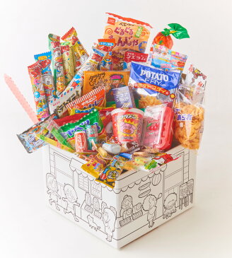 駄菓子 詰め合わせ 72点 お菓子セット 大人 子供 お菓子詰め合わせセット 箱にぬりえをしよう! だがしかし ポテフ ペペロンチーノ おやつカルパス ぐるぐるもんじゃ ビッグカツ タラタラしてんじゃねーよ 蒲焼さん太郎