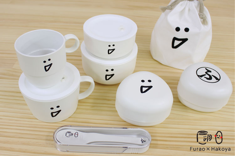 スプーン フォーク【メール便対応】”HAKOYA fufufuスプーン＆フォークケース” ふらおコラボ 日本製 スライド式 お弁当箱 おしゃれ LACQUER WARE 3