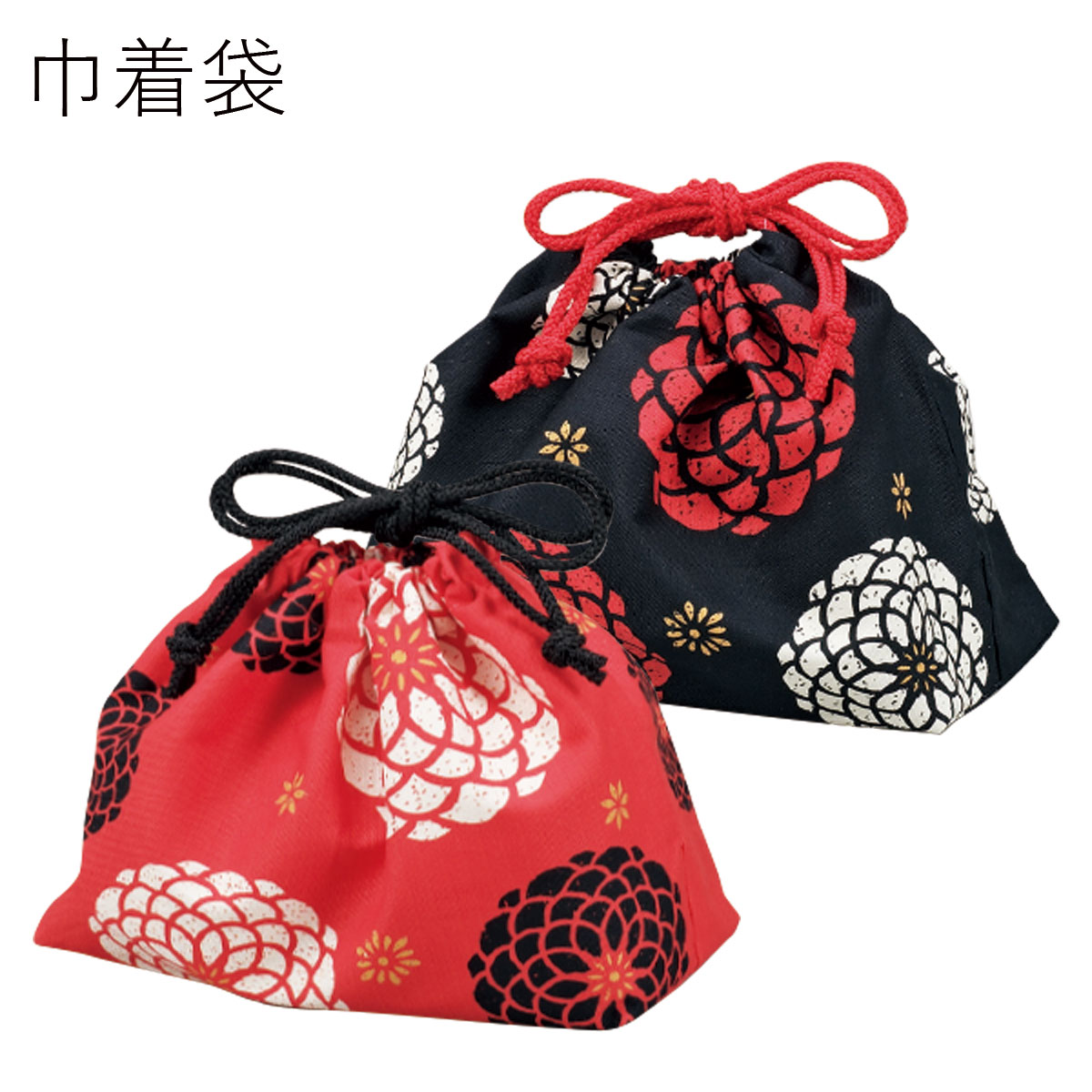 巾着袋お弁当箱用”HAKOYA 巾着袋”百華日本製おしゃれ 弁当箱 DRAWSTRING BAG