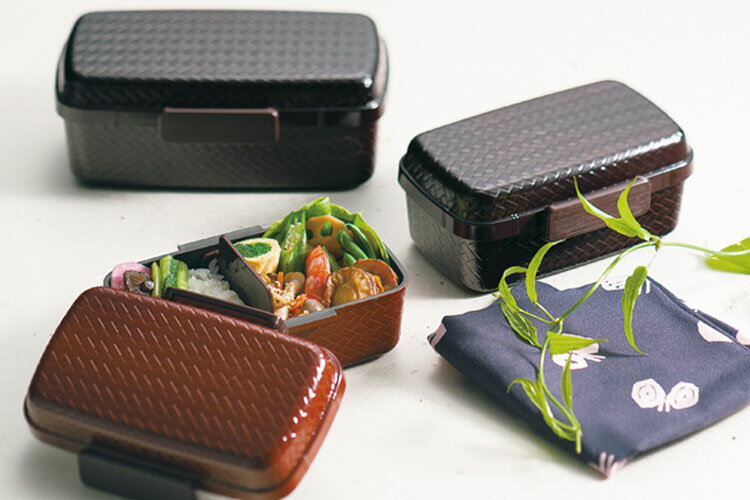 弁当箱”HAKOYA あじろ一段弁当 大 (タイト式) 800ml” たっぷり盛れるドーム型 MAX1...