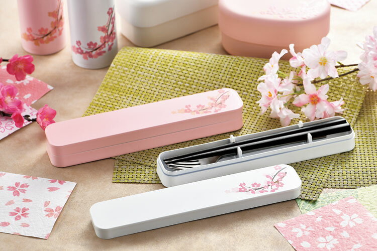 カトラリーセット ”HAKOYA 大人のカトラリー” SAKURA さくら ピンク ホワイト 日本...