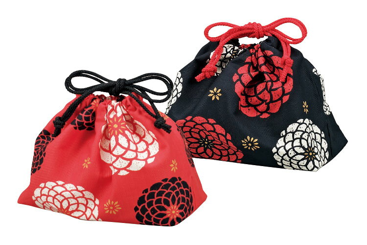 巾着袋【メール便対応】お弁当箱用”HAKOYA 巾着袋” 百華 日本製 おしゃれ 弁当箱 D...