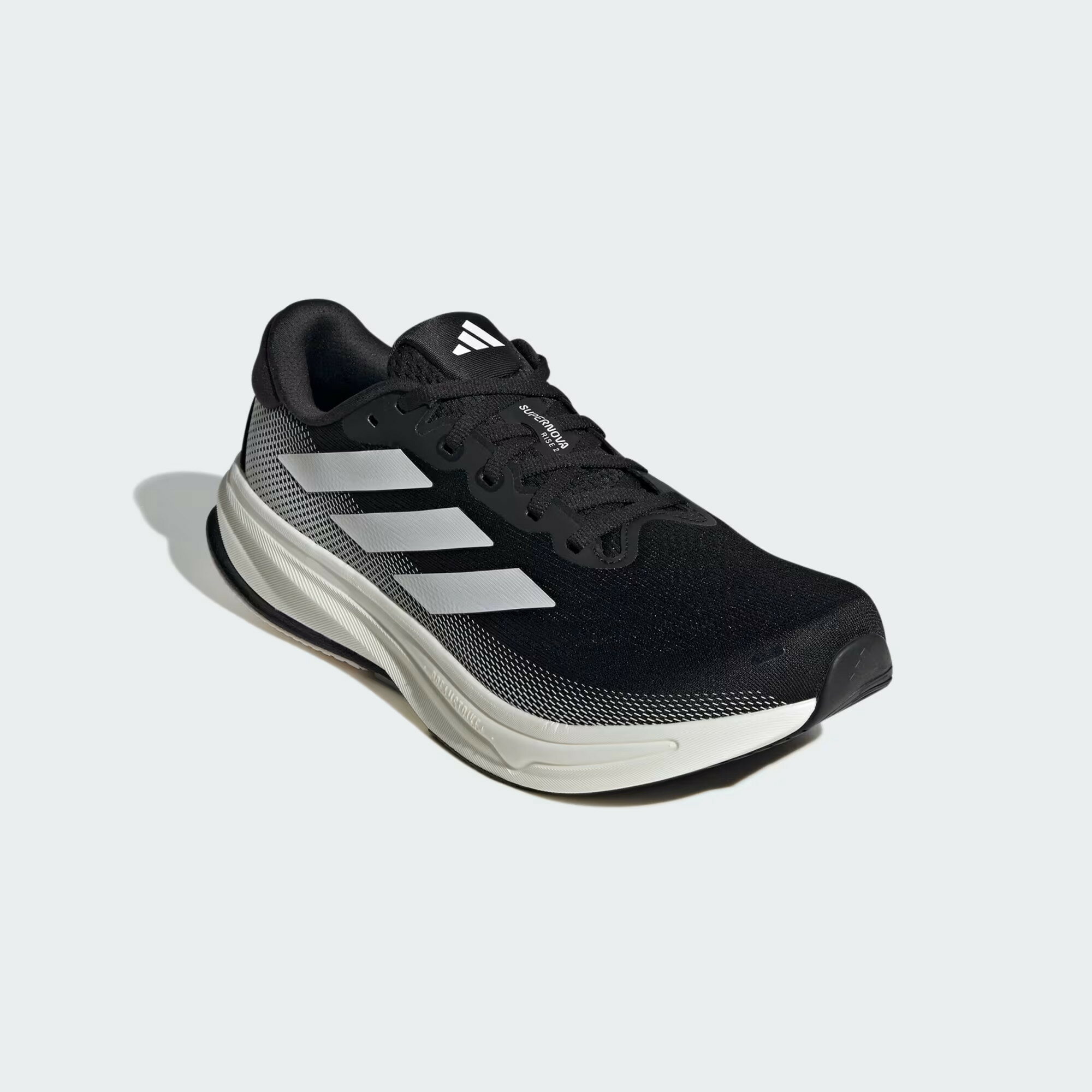  adidas （アディダス） カジュアル シューズ スーパーノヴァ ライズ 2 ランニング ワイド / Supernova Rise 2 Running Wide 【ブラック/シルバー/ホワイト】 IG2168 ランニングシューズメンズ ランニングシューズ メンズ 男性用 ブラック 黒 銀 白 25Q3 {SK}