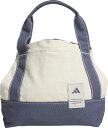 adidas (アディダス) トレーニング バッグ キャンバストート 【ホワイト/グレー】 NEB32 JZ1723 トートバッグ トートバッグ メンズ・レディース 男性用・女性用 ネイビー 白 灰 25Q3 {SK}