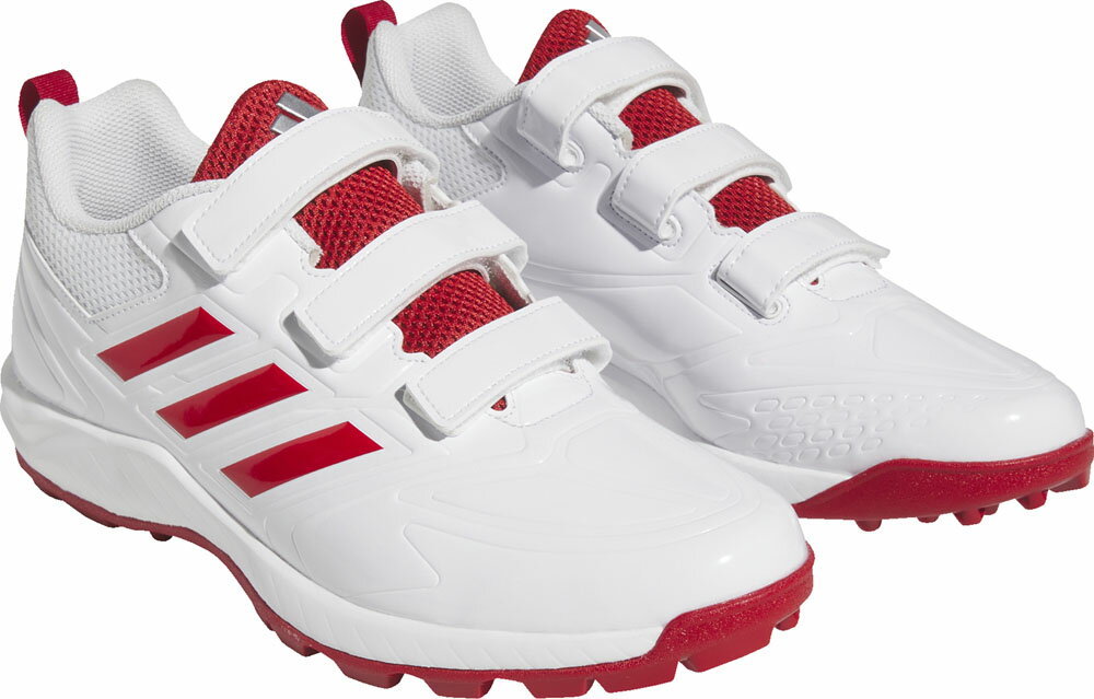 adidas（アディダス） 野球・ソフトボール スパイク・シューズ・靴 ジャパン トレーナーAC ベースボールスパイク / JAPAN TRAINER AC BASEBALL CLEATS 【ホワイト/レッド】 GW1930 練習 試合 ランニング トレーニング ベースボール スポーツ メンズ 男性用 白 赤 20Q2 {SK}