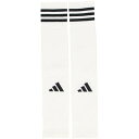 adidas（アディダス） サッカー・フットサル ストッキング・靴下 31 TEAM SLEEVE 23 CUSTOM 【ホワイト/ブラック】 HT6546Z WHTBLK ロング丈 ひざ丈 吸汗 速乾 ストレッチ フィット感 快適さ スポーツ メンズ・レディース 男性用・女性用 白 黒 23Q3 {NP}