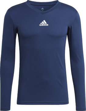 adidas（アディダス） サッカー アンダーウェア コンプレッションウェア LSベイスレイヤー チームベース Tシャツ 長袖＜ロングスリーブ＞ アンダーレイヤー メンズ 男性用 【Nブルー】 22999 GN5675 青 21Q1 ● {NP}