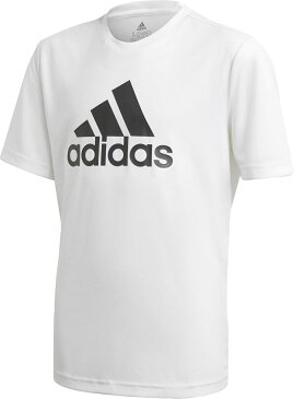adidas(アディダス) マルチ プラクティスウェア 練習着 プラT B D2M BL(デザインド トゥ ムーブ) Tシャツ 半袖<ショートスリーブ> 部活 ジュニア・キッズ 子供用 【ホワイト】 29295 GN1479 白 21Q1 ● {NP}