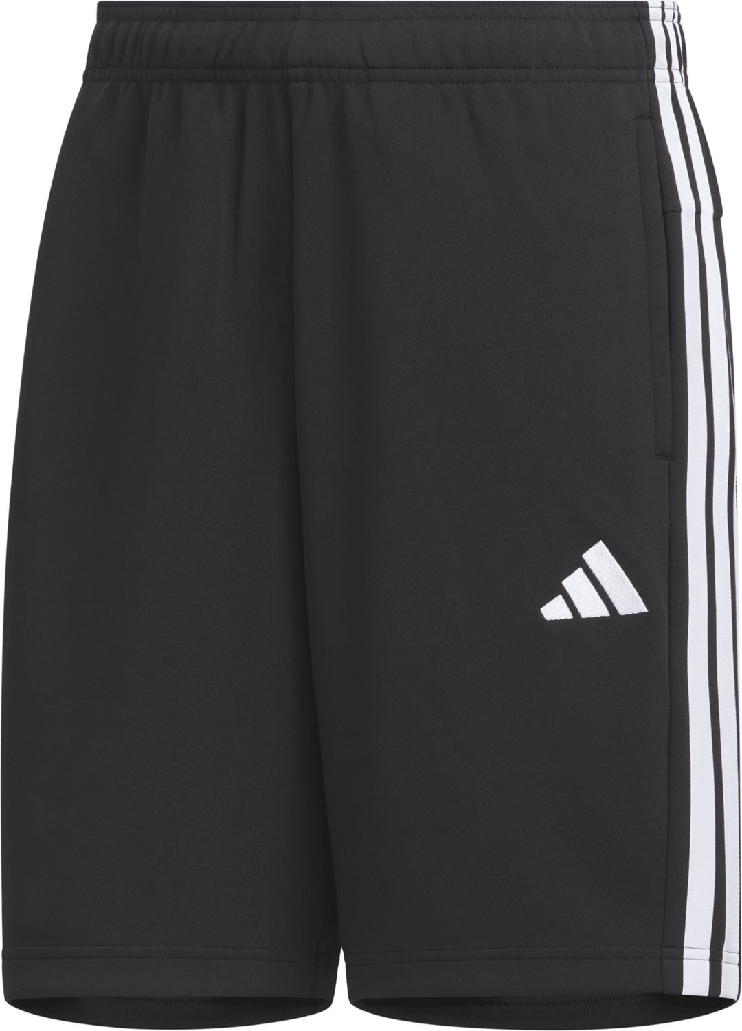 adidas （アディダス） マルチスポーツ トレーニングウェア 3 STRIPES REGULAR FIT DOUBLE KNIT ショーツ 【ブラック/ホワイト】 CS548 KR8899 トレーニングハーフパンツメ ハーフパンツ メンズ 男性用 アディダスジャパン株式会社 ブラック 黒 白 26Q1 SK