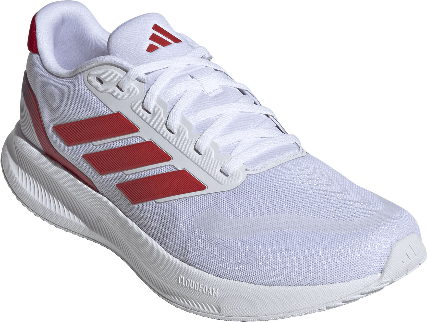 adidas （アディダス） カジュアル シューズ コアランナー 5 ランニング / CORERUNNER 5 Running 【フットウェアホワイト/ベタースカーレット/コアブラック】 JR5518 ランニングシューズ ランニングシューズ メンズ 男性用 ホワイト 白 黒 25Q3 {SK}