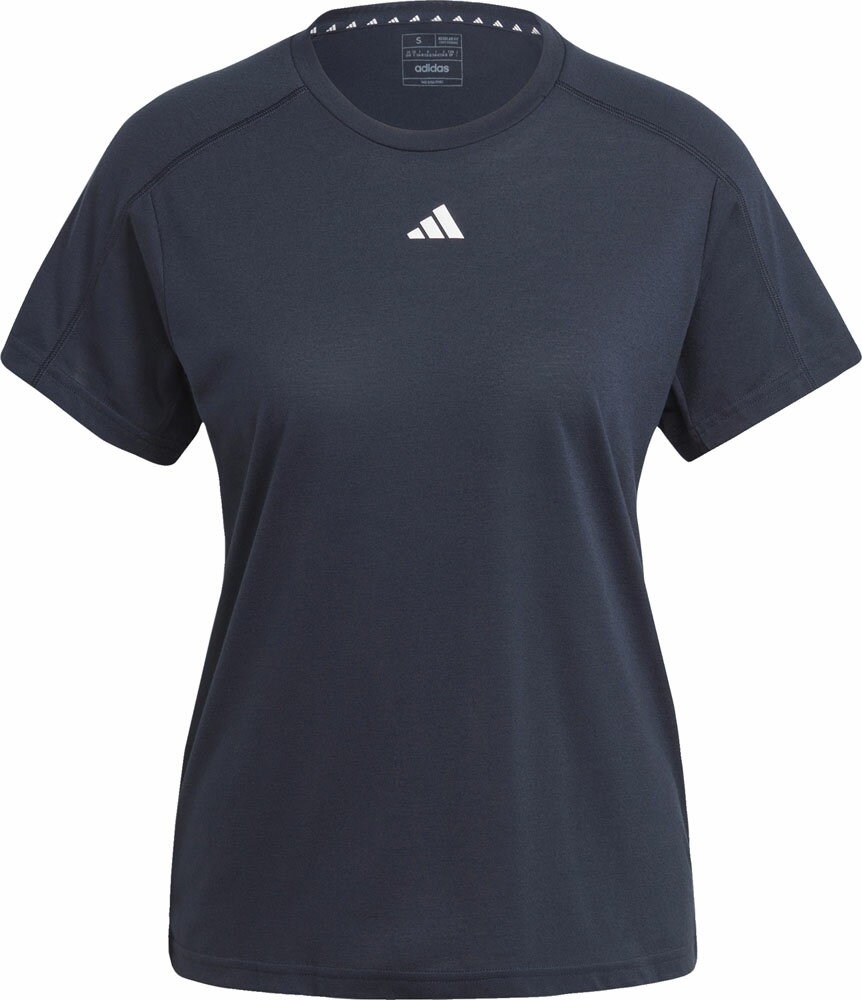 adidas （アディダス） トレーニング・フィットネス Tシャツ AEROREADY (エアロレディ) トレイン エッセンシャルズ ミニマル ロゴ クルーネック半袖Tシャツ 【レジェンドインク】 NEN26 HR7798 メンズ 男性用 紺 {NP}