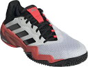 アディダス (adidas) テニス シューズ テニスシューズ オールコート 左右非対称 シューレース レギュラーフィット 通気性 【ホワイト】 IH2558 白 メンズ 男性用 {SK}