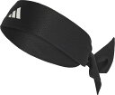 アディダス (adidas) テニス アクセサリー バンド タイバンド CLIMACOOL 速乾 フリーサイズ 後ろで結ぶタイプ タイクロージャー 【ブラック】...