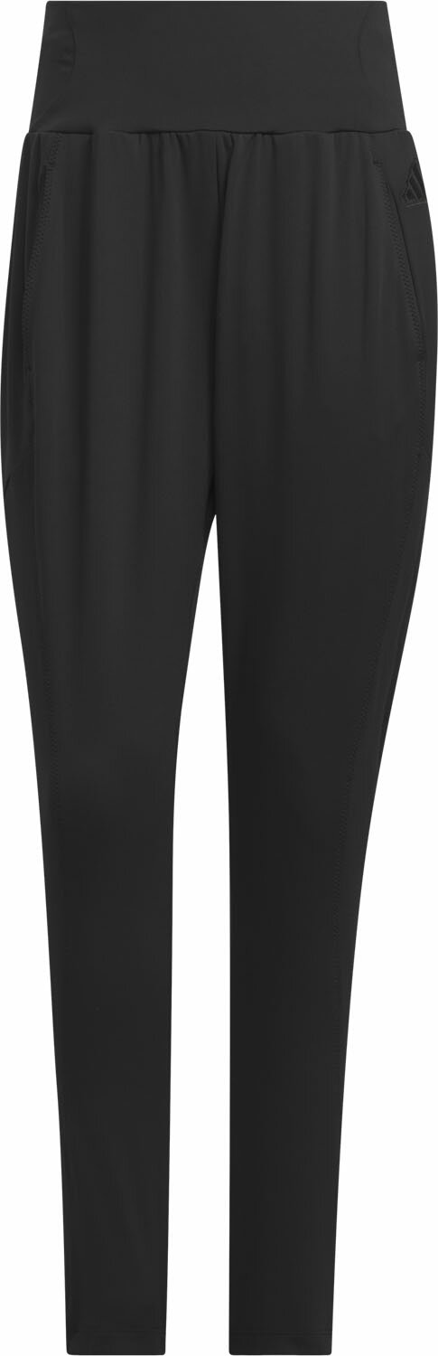 アディダス (adidas) パンツ アンクルパンツ アンクル丈 ハイライズ ルーズフィット 快適 ゆったり 幅広ウエスト 吸湿性 AEROREADY 【ブラック】 KQD92 JP0038 黒 レディース 女性用 {SK}