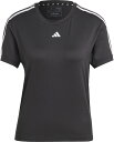 adidas (アディダス) トレーニング・フィットネス Tシャツ AEROREADY トレイン エッセンシャルズ スリーストライプス 半袖Tシャツ 半袖 スポ...