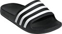 adidas (アディダス) トレーニング・フィットネス 靴・シューズ 子供用アディレッタ アクア スリッポン 【コアブラック/フットウェアホワイト/コアブラッ...