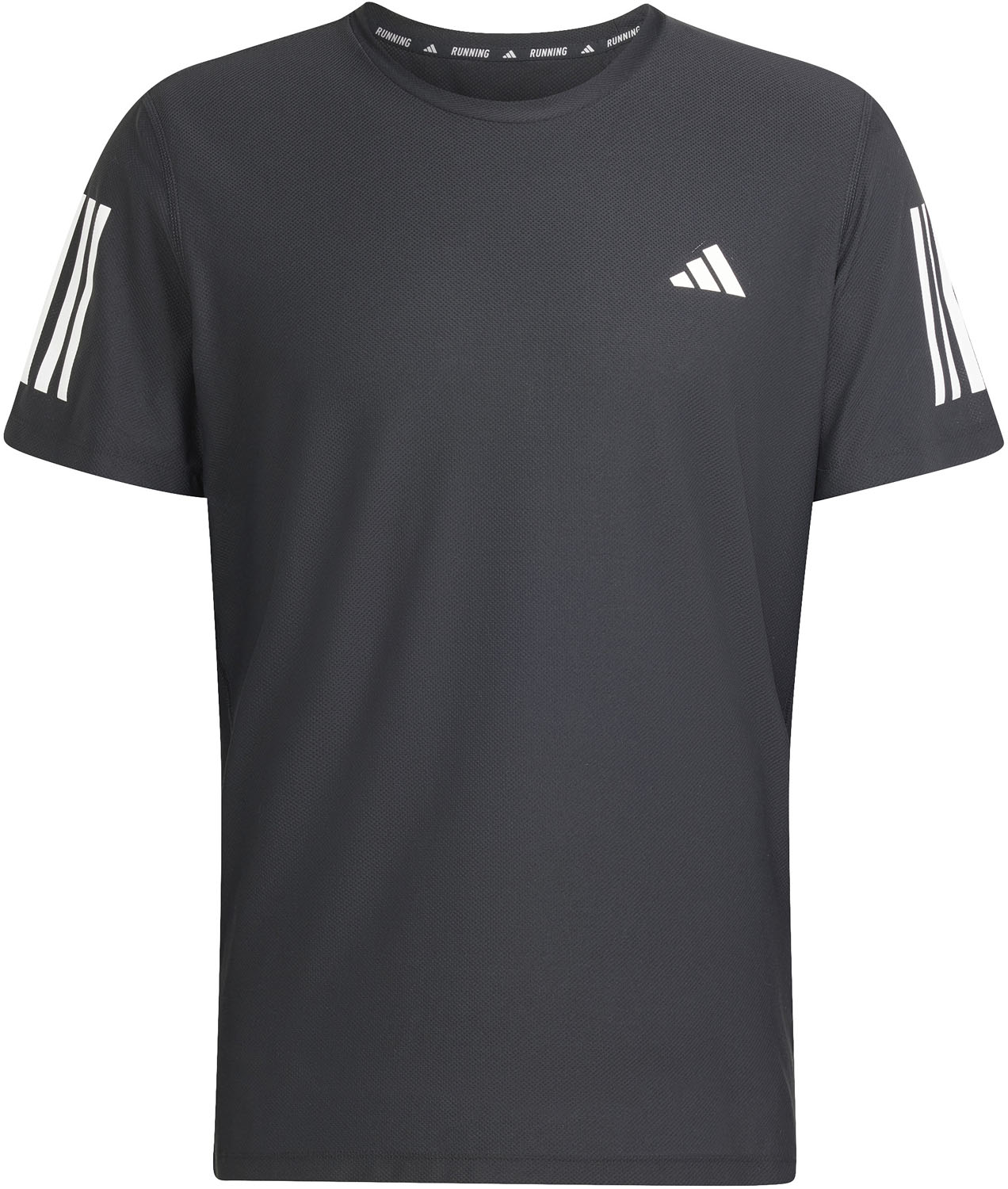 adidas (アディダス) 陸上・ランニング Tシャツ オウン ザ ラン 半袖Tシャツ 半袖 ジョギング ジム スポーツ 【ブラック】 黒 IKM76 メンズ 男性用 {NP}