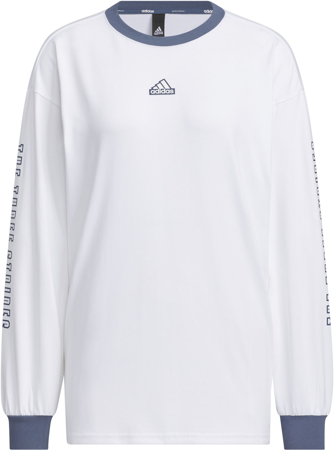 adidas (アディダス) トレーニング・フィットネス Tシャツ WORD LS Tシャツ 長袖 ジム スポーツ 【ホワイト】 白 JSY07 レディース 女性用 {NP}