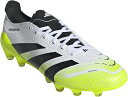 adidas (アディダス) サッカー スパイク プレデター リーグ HG / 硬い土用 【フットウェアホワイト/コアブラック/ルシッドレモン】 JQ6065 ...