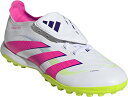 adidas (アディダス) サッカー スパイク プレデター League フォールディングタン TF / ターフ用(トレーニングシューズ) 【フットウェアホワイト/ルシッドピンク/ルシッドレモン】 JS0385 スパイク メンズ・レディース 男性用・女性用 ホワイト 白 桃 黄 25Q1 {SK}