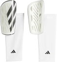 adidas (アディダス) サッカー マスク・プロテクター ティロ リーグ シンガード 【ホワイト/ブラック/シルバーメタリック】 KNR91 IQ4040 レガーツ シンガード メンズ・レディース 男性用・女性用 ホワイト 白 黒 24FW {SK}