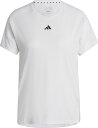 adidas (アディダス) 陸上・ランニング Tシャツ AEROREADY トレイン エッセンシャルズ ミニマル ロゴ クルーネック半袖Tシャツ 【ホワイト】 NEN26 HR7796 半袖Tシャツウィメンズ Tシャツ レディース 女性用 ホワイト 白 24SS {NP}