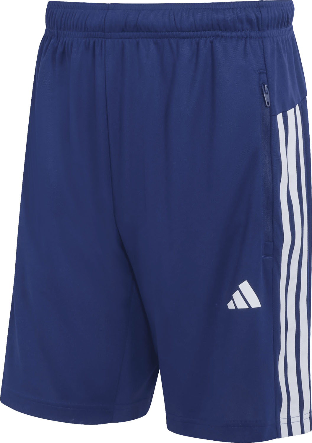 adidas （アディダス） 陸上・ランニング トレーニングウェア ワークアウト エッセンシャル ベース 3ストライプ ピケ ショート 9インチ 【ネイビー/ホワイト】 CH737 KC8154 トレーニングハーフパンツメ・ ショートパンツ メンズ 男性用 ブルー 紺 白 26Q1 {SK}