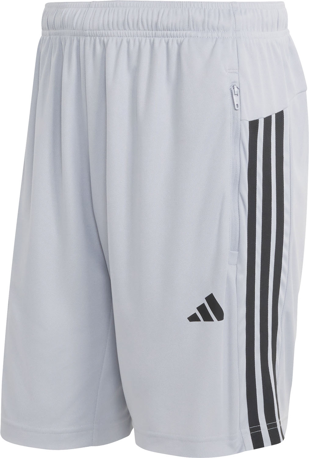 adidas （アディダス） 陸上 ランニング トレーニングウェア ワークアウト エッセンシャル ベース 3ストライプ ピケ ショート 9インチ 【グレー/ブラック】 CH737 KC8164 トレーニングハーフパンツメ ショートパンツ メンズ 男性用 グレー 灰 黒 26Q1 SK