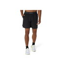 asics(アシックス) ランニング ショートパンツ ダブルウィーブ7INショーツ 【Performance Black】 2031E910.001 ウェア 朝 夜 春 夏 秋 冬 メンズ・ユニセックス 男性用・女性用 黒 25 {NP}