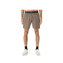 asics(アシックス) ランニング ショートパンツ ダブルウィーブ7INショーツ 【Taupe Grey】 2031E910.020 ウェア 朝 夜 春 夏 秋 冬 メンズ・ユニセックス 男性用・女性用 茶 25 {NP}