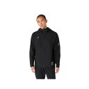 asics(アシックス) ランニング アウター・ベスト ドライアクティモーションクロスフーディージャケット 【Performance Black】 2031E980.001 ウェア 羽織 夜 春 秋 寒さ 防風 収納 持ち運び トップス ジャージ メンズ・ユニセックス 男性用・女性用 黒 25 {SK}