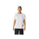 asics(アシックス) ランニング Tシャツ・ポロシャツ ドライグラフィック半袖シャツ 【Brilliant White】 2031E994.100 ウェア 朝 夜 春 秋 トップス メンズ・ユニセックス 男性用・女性用 白 25 {NP}