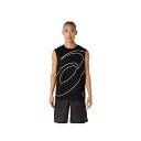 asics(アシックス) ランニング Tシャツ・ポロシャツ ドライノースリーブシャツ 【Performance Black】 2031E997.001 ウェア 朝 夜 春 秋 トップス メンズ・ユニセックス 男性用・女性用 黒 25 {NP}