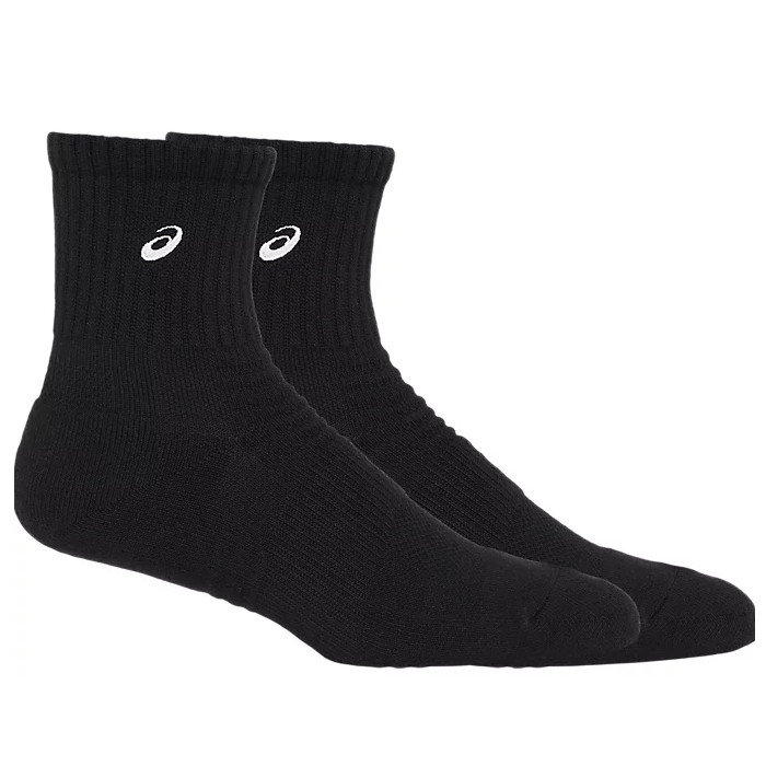 asics（アシックス） ランニング ソックス ソックス18（はき口〜かかとまでの長さ18cm） 【パフォーマンスブラック×ブリリアントホワイト】 3033B871.002 アクセサリー メンズ・ユニセックス 男性用・女性用 黒 白 25 {NP}