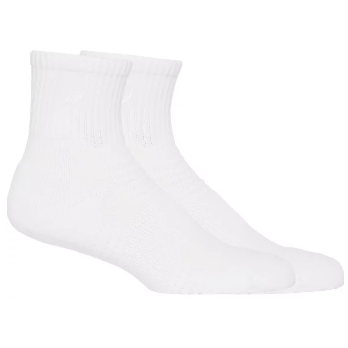asics（アシックス） ランニング ソックス ソックス18（はき口〜かかとまでの長さ18cm） 【ブリリアントホワイト×ブリリアントホワイト】 3033B871.104 アクセサリー メンズ・ユニセックス 男性用・女性用 白 25 {NP}