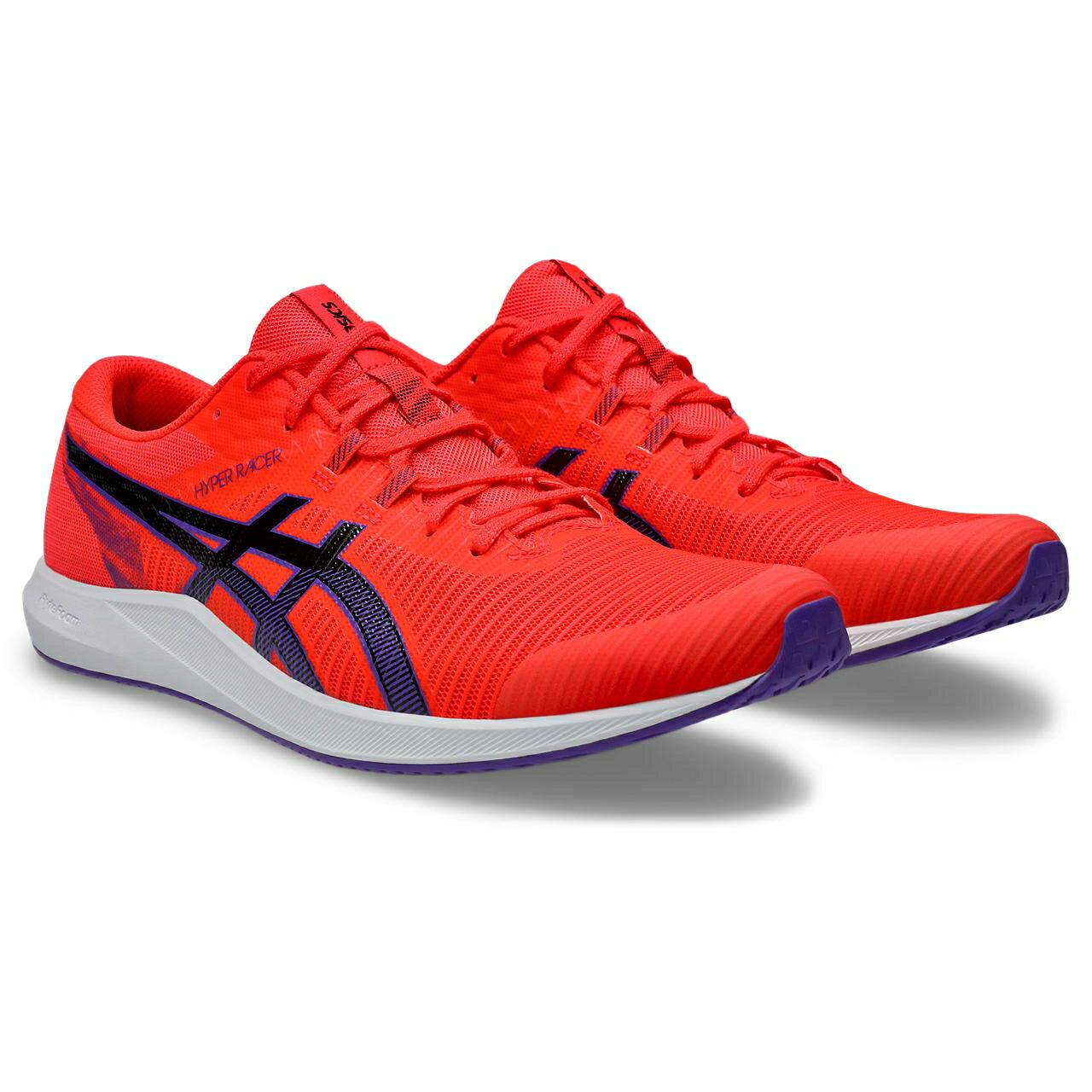asics �ʥ����å����� ���˥󥰡�Φ�嶥�� ���塼�� HYPER RACER �ڥե�å����å�/�ѥե����ޥ󥹥֥�å��� 1093A233 600 ����...