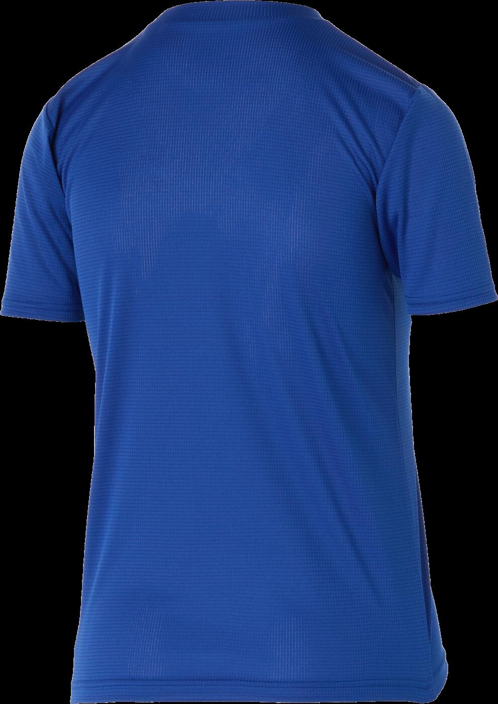 hakozumeのasics （アシックス） マルチ・カジュアル アンダーウェア ジュニアミドルフィット半袖アンダーシャツ 【ロイヤル】 2034A986 401 ショートスリーブ ウェア ジュニア・キッズ 子供用 ブルー 青 25SS {NP}｜アングル2