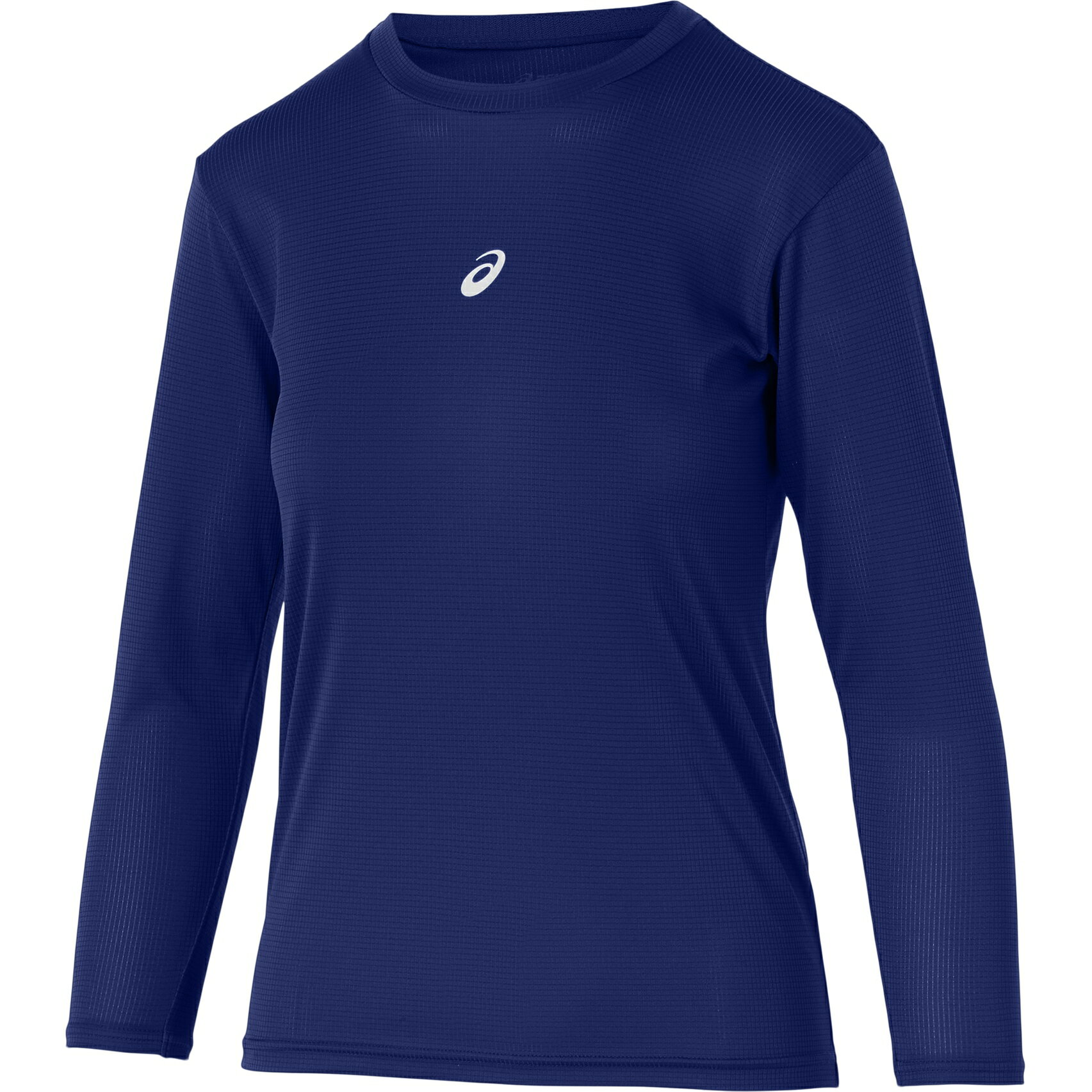 asics （アシックス） マルチ・カジュアル アンダーウェア ジュニアミドルフィット長袖アンダーシャツ 【ブルー】 2034A987 402 ロングスリーブ ウェア ジュニア・キッズ 子供用 ブルー 青 25SS {NP}