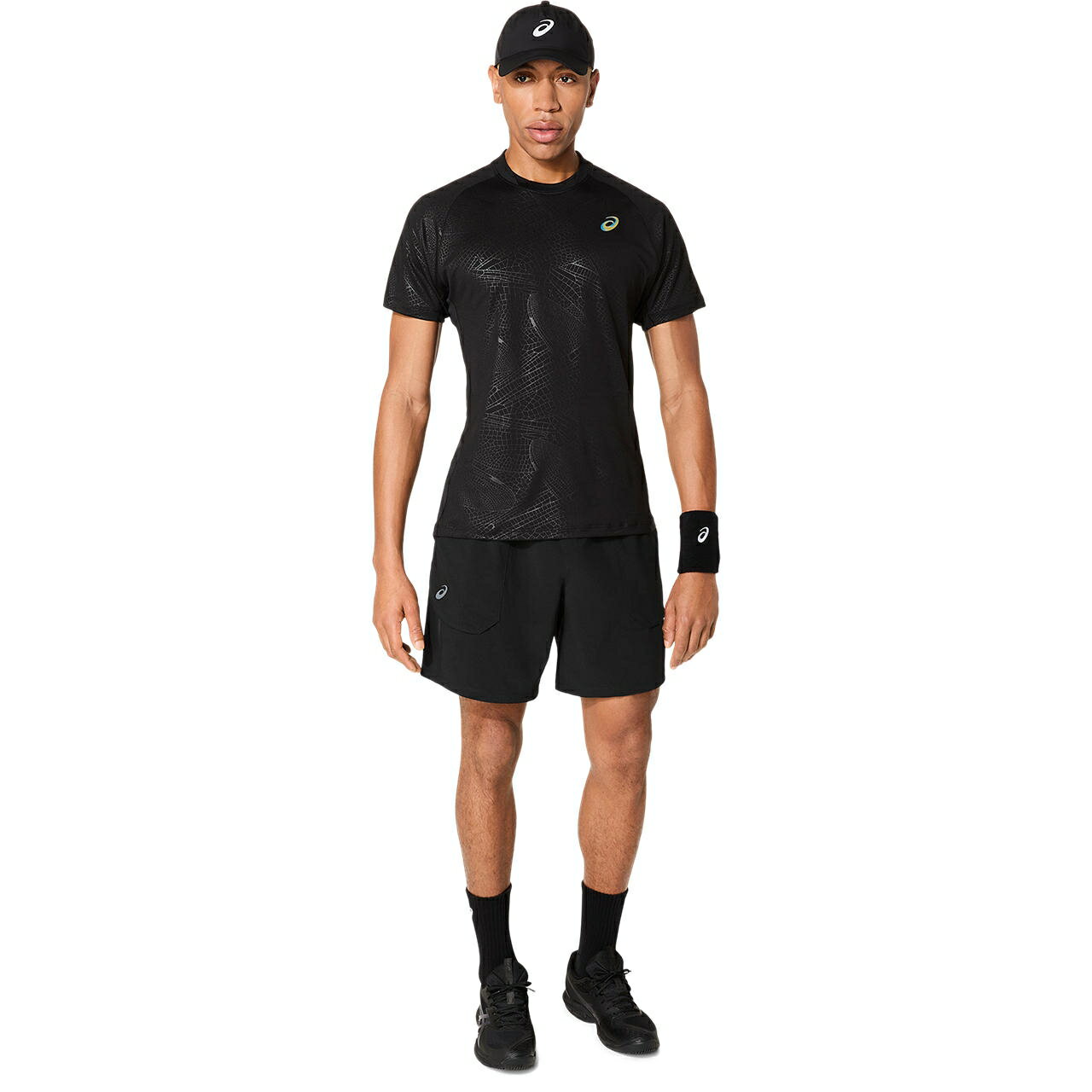 asics （アシックス） テニス・バドミントン パンツ 7インチショーツ 【パフォーマンスブラック】 2041A357 001 ショートパンツ ウェア メンズ 男性用 ブラック 黒 25AW {NP}