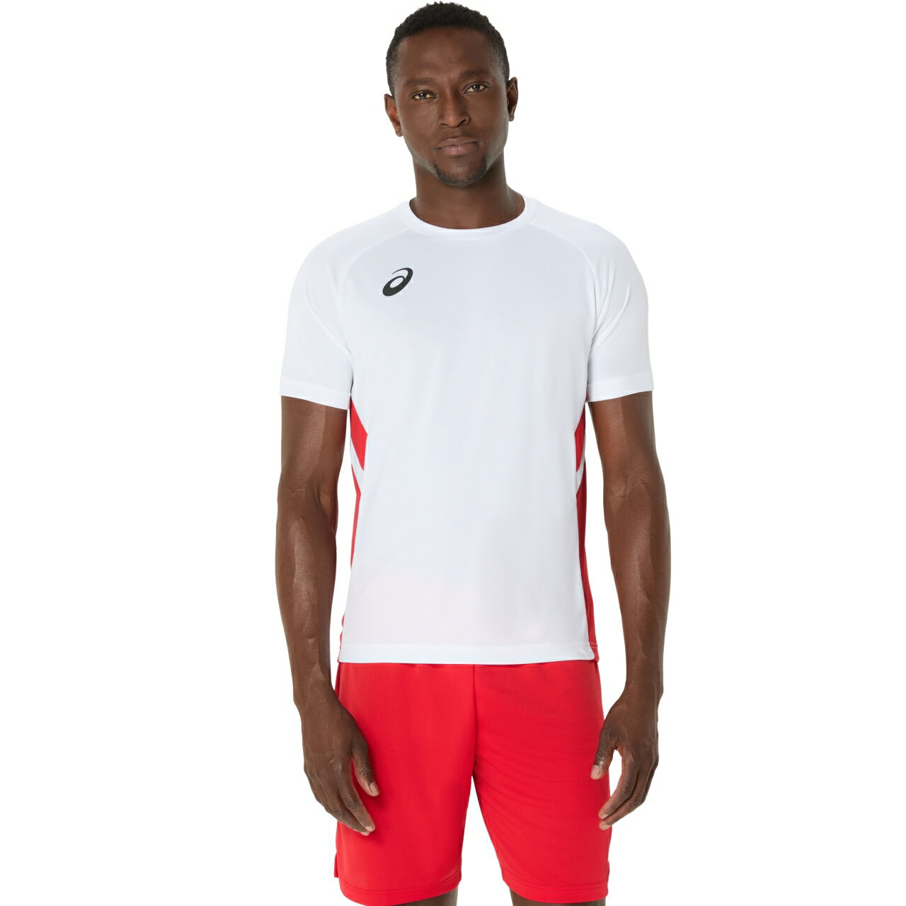 asics �ʥ����å����� ���å������եåȥ��� �����ॷ��ġ��ѥ�� Ⱦµ�����ॷ��� �ڥ֥�ꥢ��ȥۥ磻�ȥ��ȡ� 2101A310 100 ���硼�ȥ��꡼...