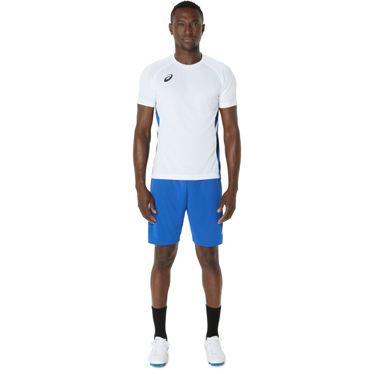 asics （アシックス） サッカー・フットサル ゲームシャツ・パンツ 半袖ゲームシャツ 【ブリリアントホワイトイト】 2101A310 101 ショートスリーブ ウェア メンズ 男性用 ホワイト 白 25SS {NP}