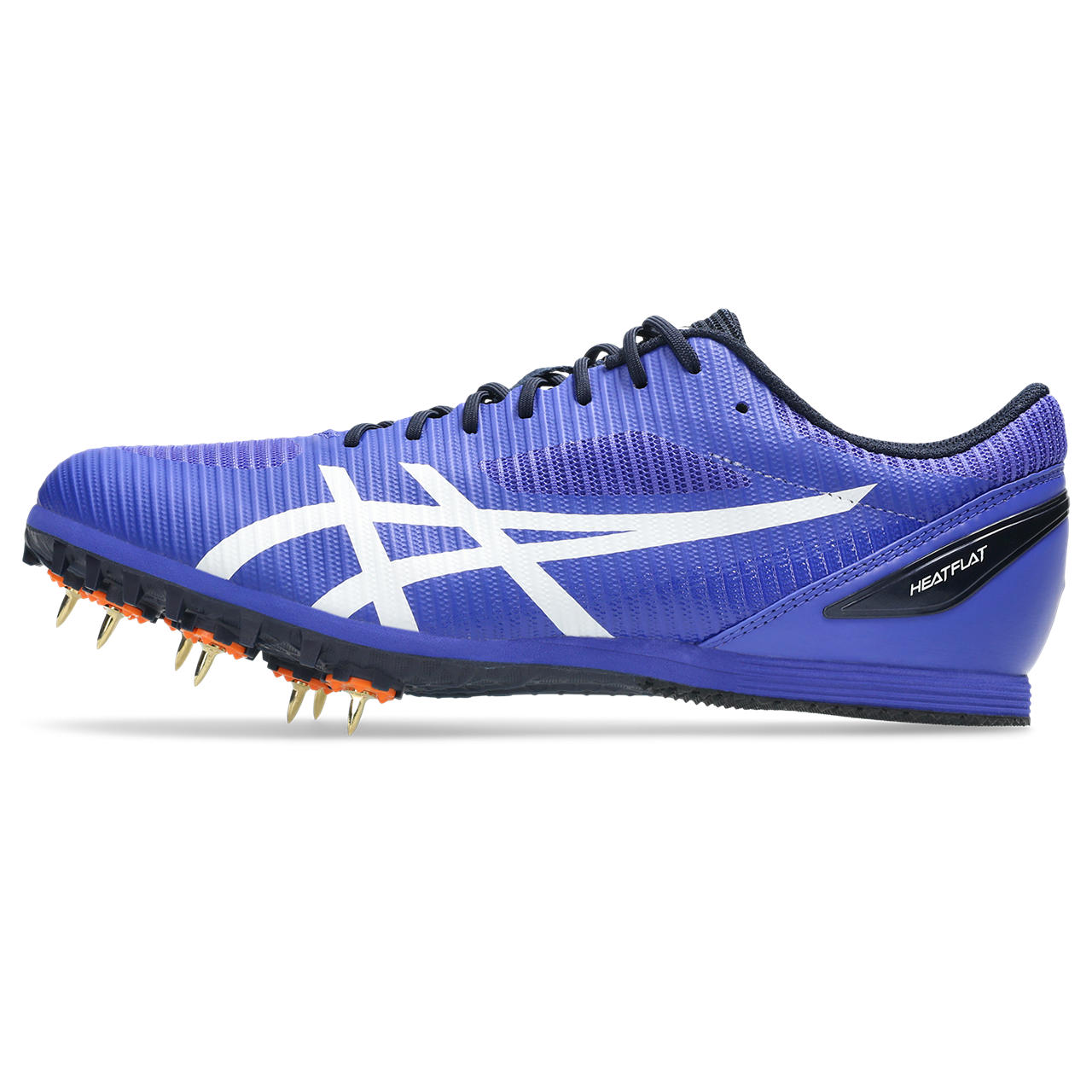 hakozumeのasics （アシックス） ランニング・陸上競技 シューズ・靴 HEATFLAT 12 【ブルー/ホワイト】 1093A195 ランニングシューズ スパイク メンズ・レディース 男性用・女性用 ブルー 青 白 26SS {SK}｜アングル3