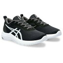 asics商事(アシックス商事) シューズ 靴 カジュアルスニーカー ASICS LAZERBEAM(アシックス レーザービーム) 1154A172 001 【ブラック/ホワイト】 ジュニア・キッズ 子供用 運動靴 通学 クラブ活動 消臭 ゴムヒモ靴 脱ぎ履き簡単 ベルト卒業 黒 BLK/WHI {SK}(4)