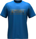 Butterfly (バタフライ) 卓球 Tシャツ BL・Tシャツ III 【ブルー】 47210 177 半袖Tシャツ Tシャツ メンズ・レディース 男性用・...