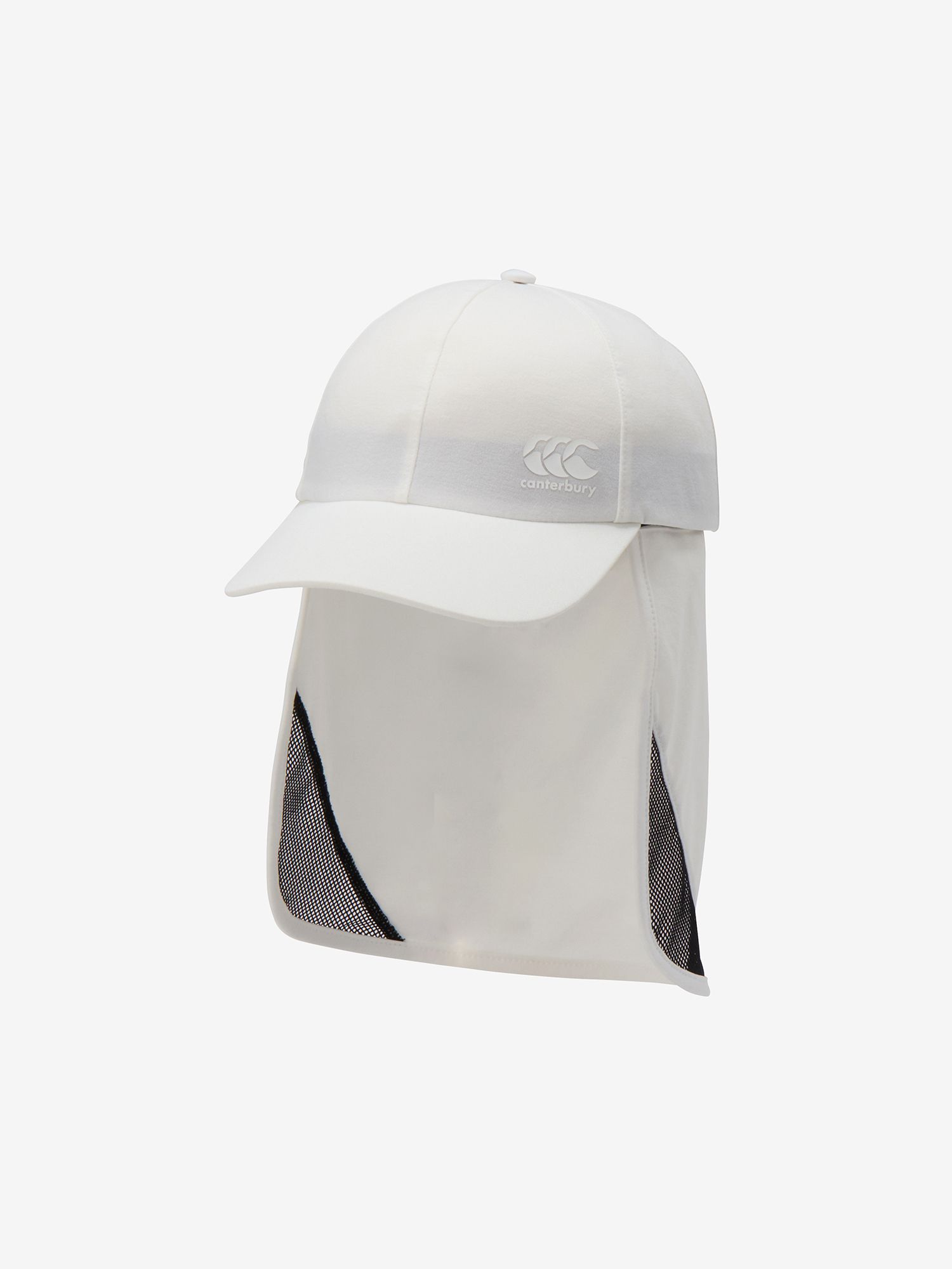 品名：MULTI ACT SUN CAPカラー名：オフホワイトサイズ詳細：適合サイズ(頭囲)：56-60cm※商品によってはどうしても若干の誤差が発生してしまいます。　1-2cmの誤差はあらかじめご了承ください。商品の説明：しなやかで耐久性にも優れたストレッチ素材を採用した日よけたれ付きキャップです。吸水性と紫外線遮蔽率にも優れた素材で、強い日差しの中で活躍できるアイテムです。日よけたれは取り外し可能なので、様々なシーンで着用できます。素材・材質：ポリエステル50%、複合繊維（ポリエステル）50%　メッシュ部分：ポリエステル100%原産国：中国ラグビー / アメフト / キャップ / 帽子 / CAP / コットン素材 / ロゴ刺繍 / ベーシック / シンプル / サイズ調整可能 / 普段使い / 日よけ / RTMC2620-OW